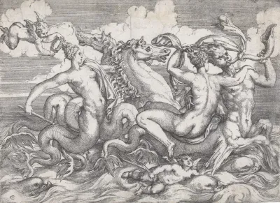 Sirens Naiads And Tritons