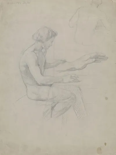 Sittende Mann