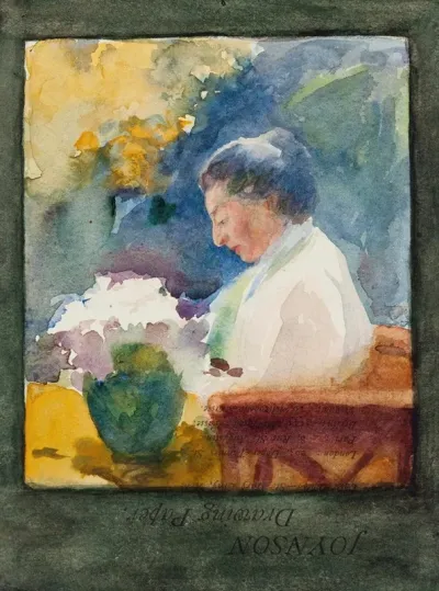Sitting Female Figure Portrait Of Mrs Bremen