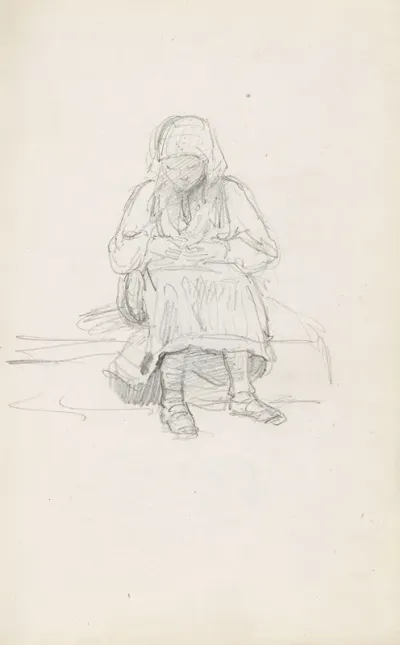 Sitting Female Figure