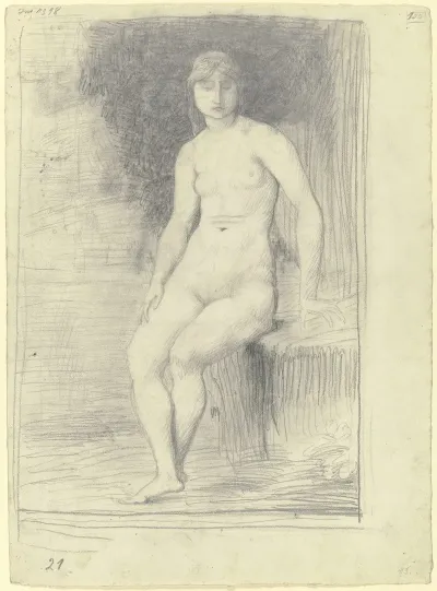 Sitting Female Nude 3