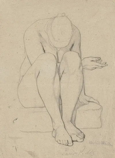 Sitting Female Nude 5