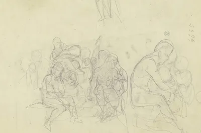 Sitting Group Of Figures