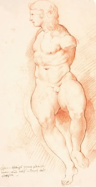 Sitting Man After An Antique Sculpture