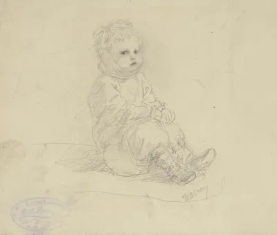 Sitting Toddler