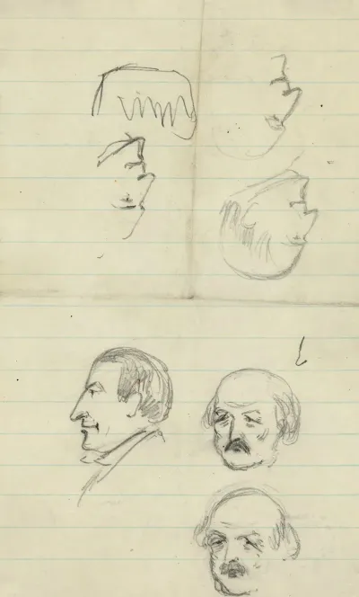Six Bust Sketches