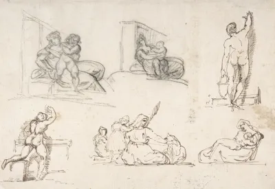 Six Figure Studies Including Four For The Poor Italian Family