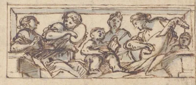 Six Music Making Figures