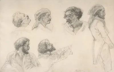 Six Studies For Correard And Savigny In The Raft Of The Medusa