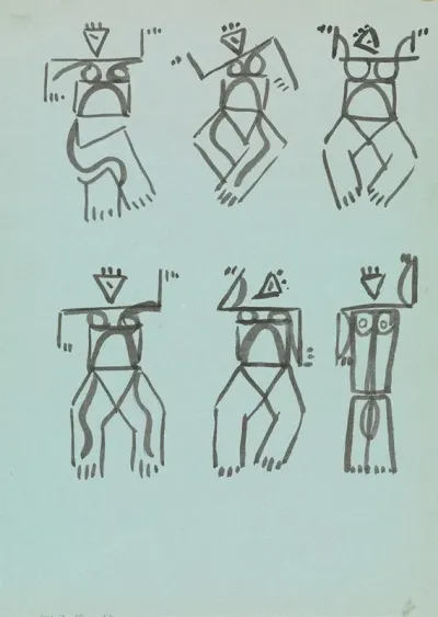 Six Studies Of Dancing Figures