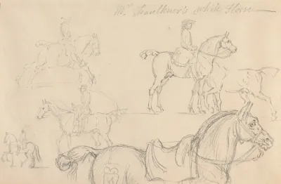 Six Studies Of Horses And Riders