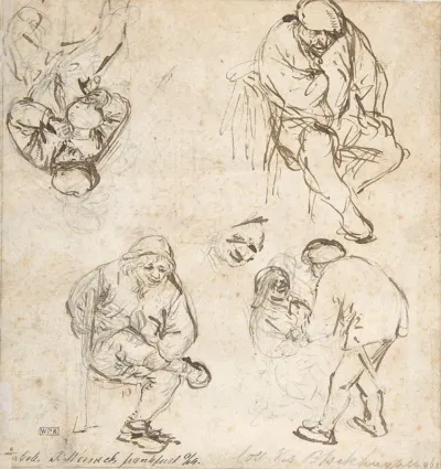 Six Studies Of Peasants