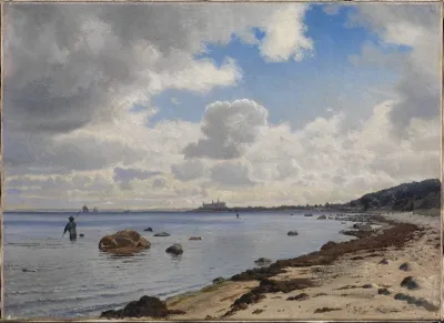 Sjaellands Nordkyst Med Udsigt Til Kronborg