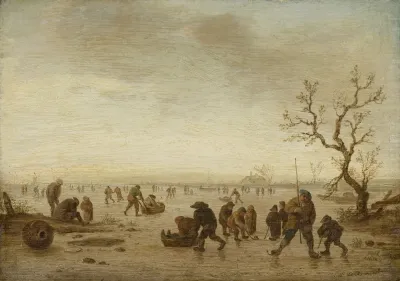 Skaters On The Ice