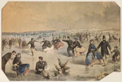 Skating In Central Park