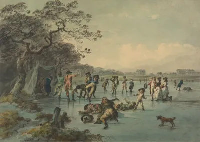 Skating In Hyde Park