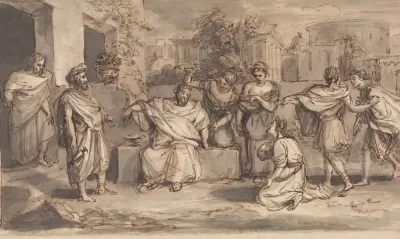 Skech For Timon Of Athens