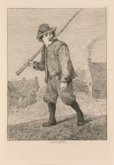 Sketch After Teniers