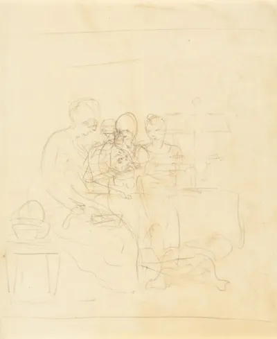 Sketch For A Family Group