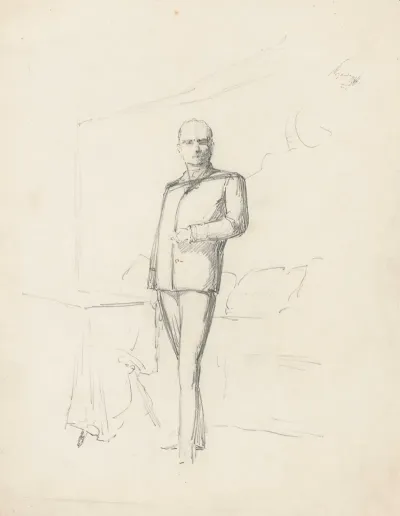 Sketch For Antoni Bohdanowiczs Portrait