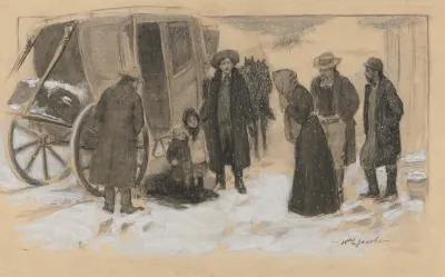 Sketch For Christmas On The River