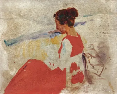 Sketch For Genoveva Segurola Zarauz