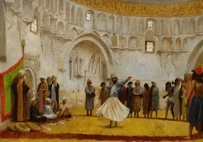 Sketch For Le Derviche Tourneur The Whirling Dervish