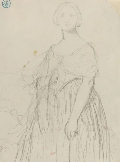 Sketch For Madame Moitessier