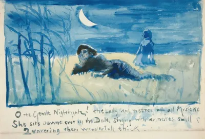 Sketch For O The Gentle Nightingale