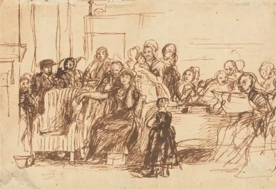 Sketch For Reading The Will