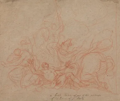 Sketch For The Conversion Of St Paul For The Dome Of St Pauls Cathedral