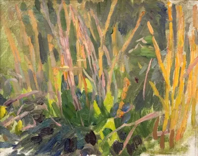 Sketch For The Knight And The Maiden Dandelions