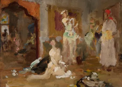 Sketch For The Painting Potocka In Bakhchisaray 2