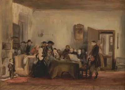 Sketch For The Reading Of A Will