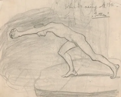Sketch For The Sculpture The Vagrant