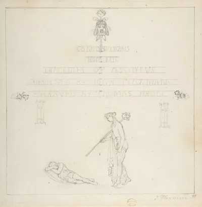 Sketch For The Title Page Of An Edition Of Aeschylus