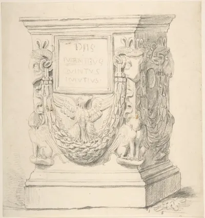 Sketch Of A Classical Pedestal
