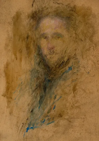Sketch Of A Male Portrait