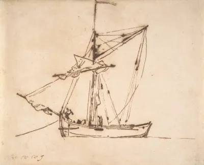 Sketch Of A Sailboat