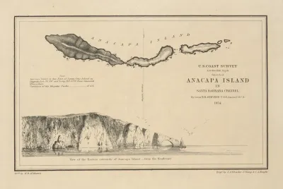 Sketch Of Anacapa Island