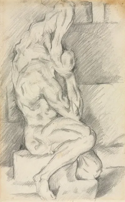 Sketch Of Anatomical Sculpture Recto