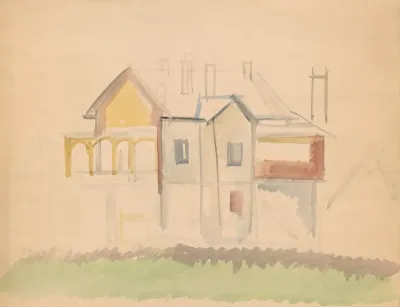 Sketch Of Buildings