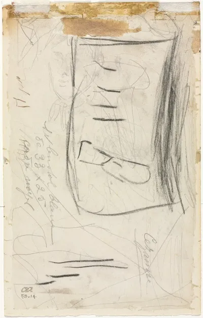 Sketch Of Madame Cezanne