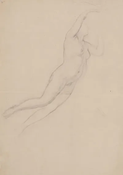 Sketch Of The Psyche Character To The Ceiling Wedding Procession Of Cupid And Psyche
