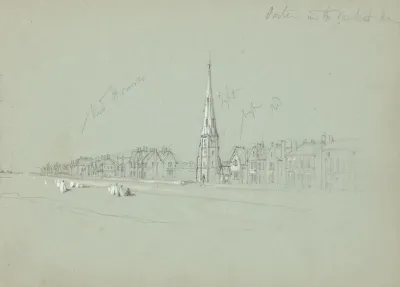 Sketch Of The Town Of Lytham Market House