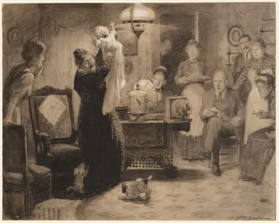 Sketch To Illustration The Stationary Baby