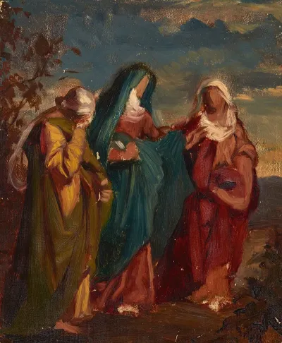 Sketch To The Painting Three Marys Walking To Christs Tomb 2
