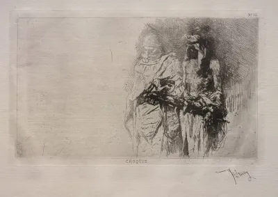 Sketch Two Arabian Figures