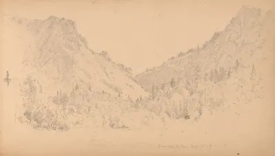 Sketchbook Page 18 Dixville Notch Sept 4 89