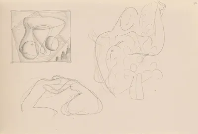Sketchbook With Various Studies 12
